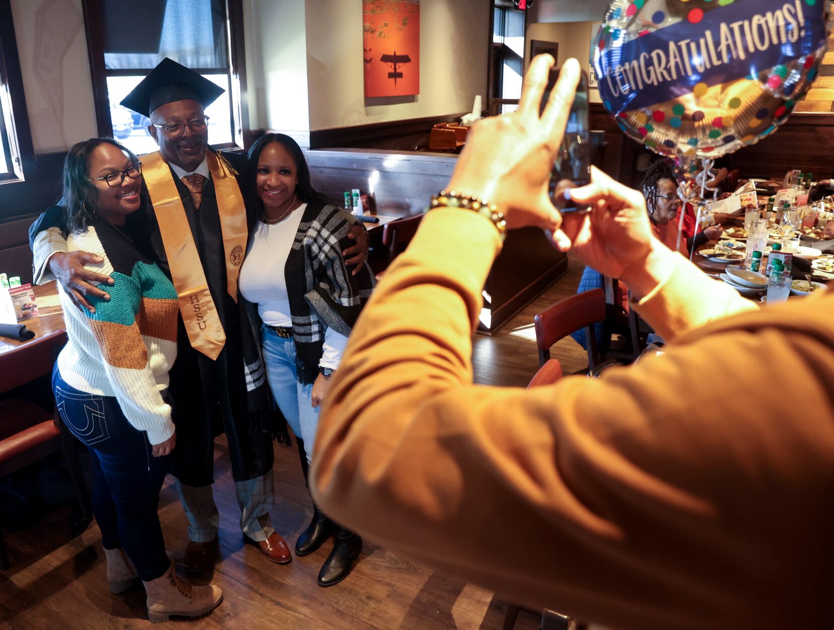 David Morris, 74, graduates from Harris-Stowe State University in ӣƵ